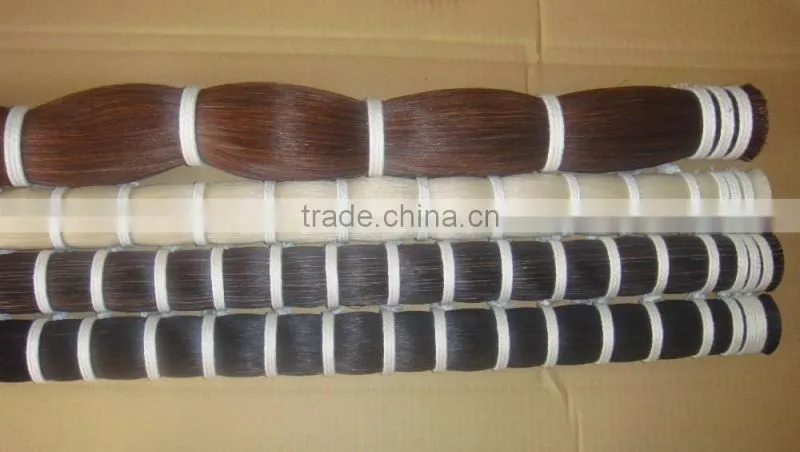 most popular black horse tail extension low price Cheap horse tail hairs supplier