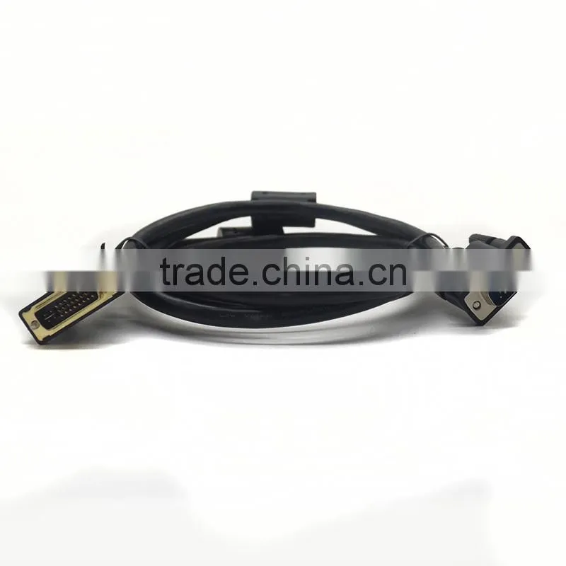 High quality 1.5M VGA to DVI DVI-I(24+5) to VGA Video Monitor Cable(VGA to DVI-I Cable)