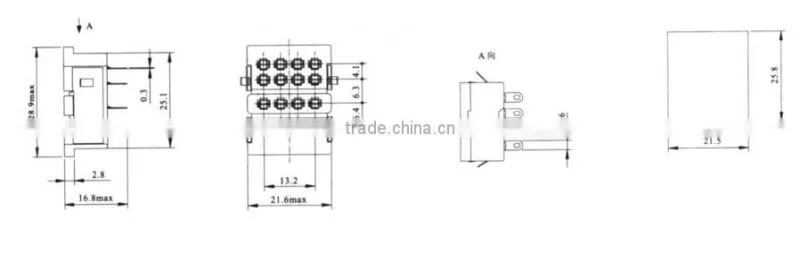 HEIGHT Hot Sale PY14B Relay Socket / 17pin Relay Socket/General relay socket with High Quality Factory Price