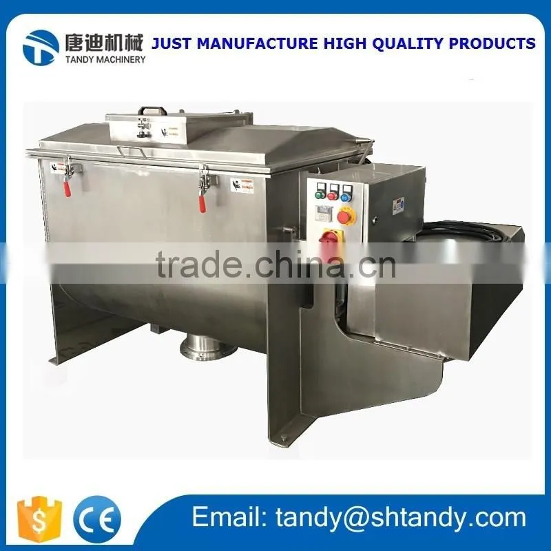 High mixing efficient stainless steel protein powder ribbon mixer