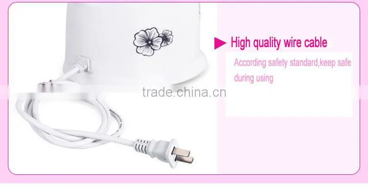 home using Spa Vapor mini facial steamer for promotion gift