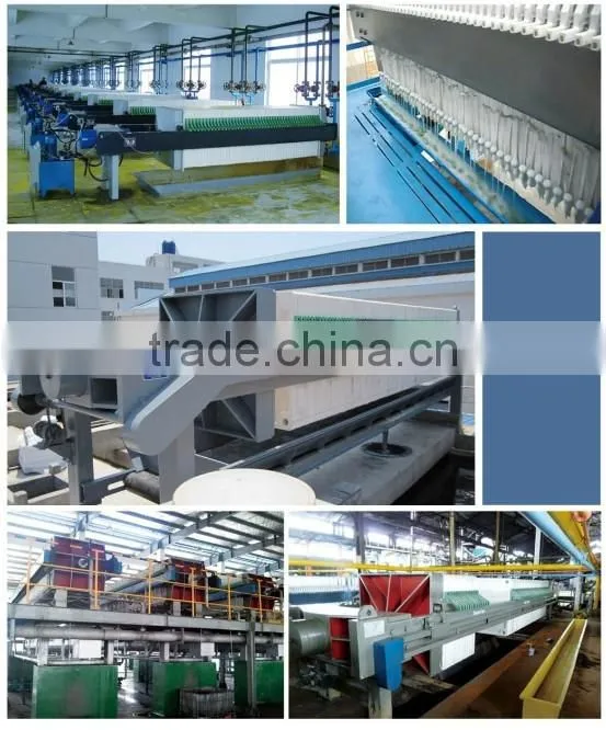 slurry thickening filter press, membrane type filter press