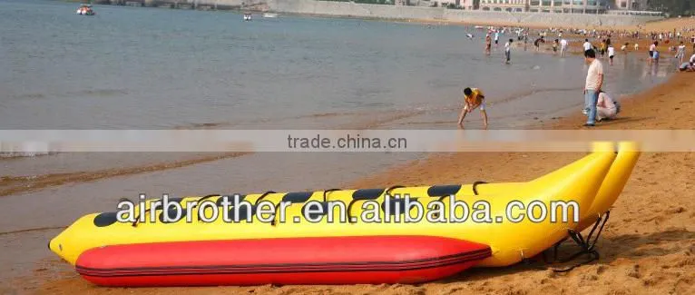 pvc inflatable banana boat 10 person