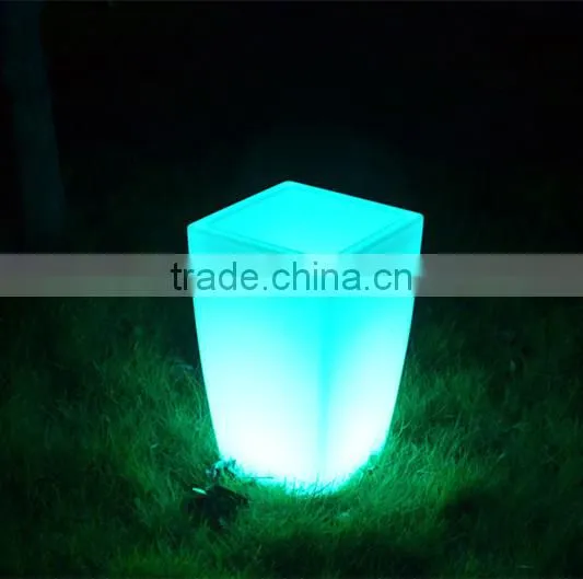 High qualtiy LED decorative indoor flower pot christmas decor planter