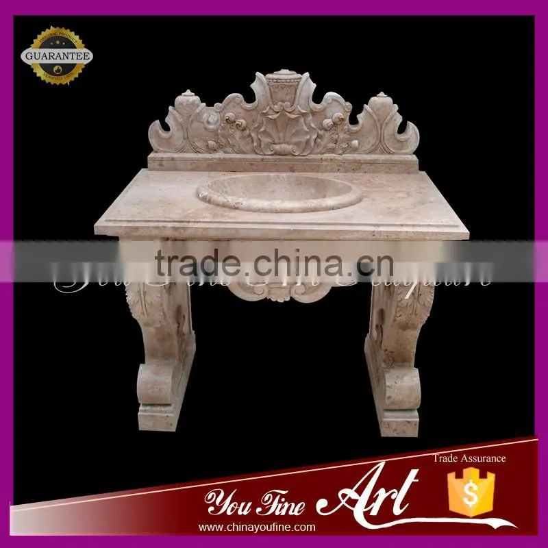 western marble basin design hand carved