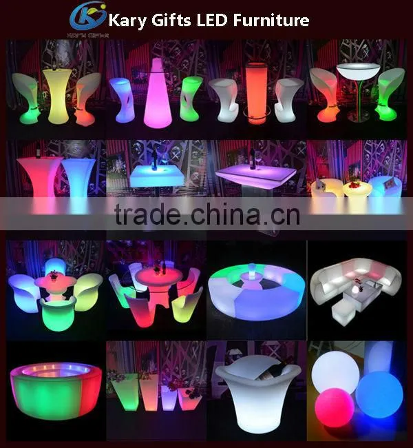 Belly Bar Cocktail Table with optional height adjustment