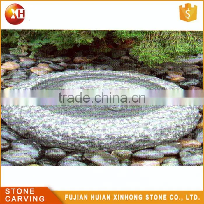 Stone Decorative Hand Carve Bird Carving Water Bowl