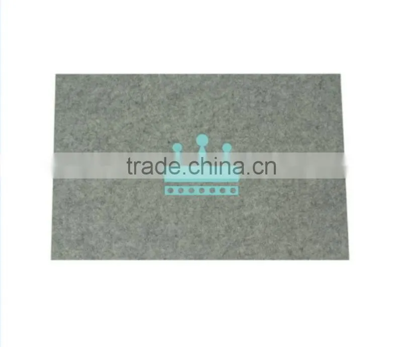 Store More High Quality Grey Rectangle Felt Placemats