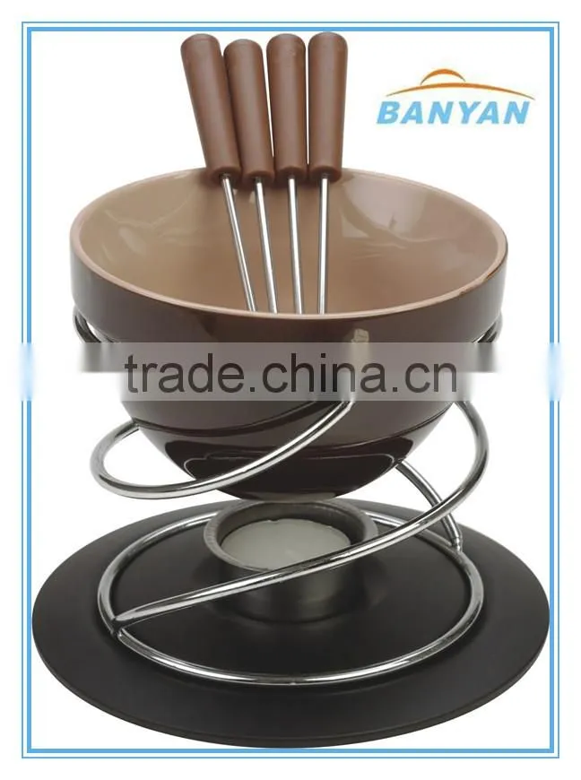 Fondue set, chocolate fondue set, mini fondue set, stainless steel fondue set, ceramic fondue set, cheese fondue set,
