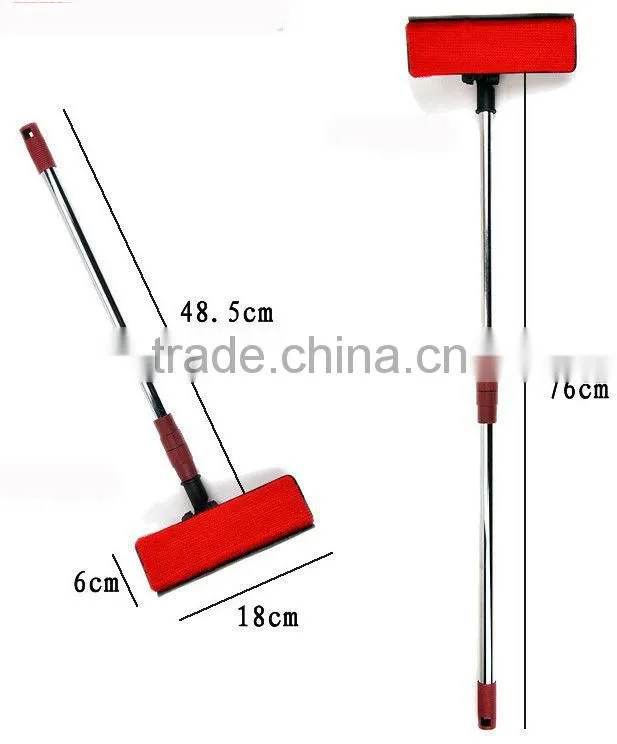 Super practical telescopic rod glass window brush / glass wiper