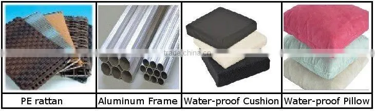 OUTDOOR RESIN RATTAN TABLE SET WITH 2CHAIRS
