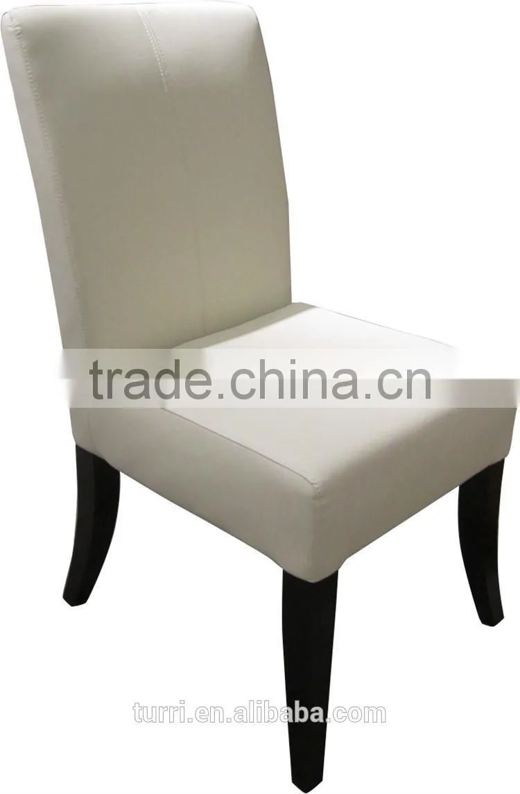 2015 luxury euro style white leather dining chair
