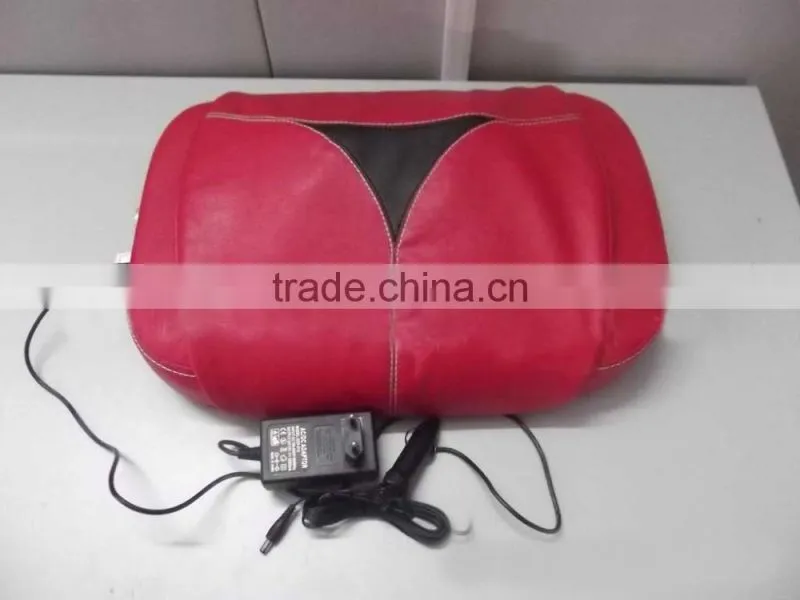 new Back Pleaser Massage Shiatsu Cushion Heat Rolling Chair Lounger Kneading Plus
