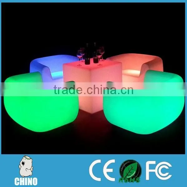 Glowing Nightclub ourdoor Chair LED Bar Furniture