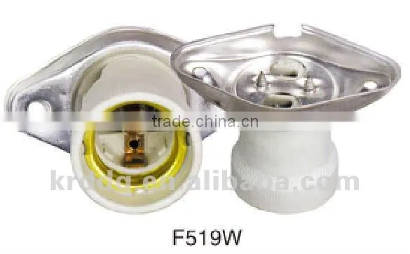 E27 porcelain/ceramic screw shell lampholder socket
