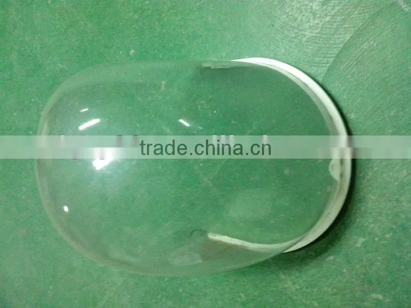 vacuum forming helmet shield of plastic