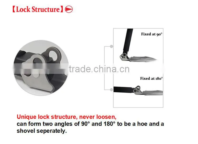 Adventure Survival Knife Camping Knife Folding 2015 Tactical Spade Camping Hiking Shovel Wooden Shovel