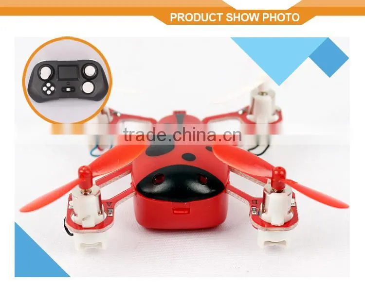 2015 hot popular 2.4g 4CH 6axle RC quadrocopter racing mini toy drone
