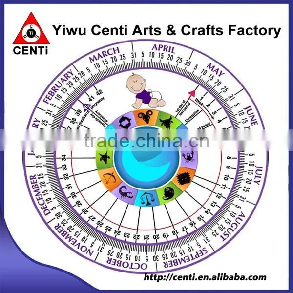 Hot Sale Customized High Quality Pregnancy Caculator Wheel Scale