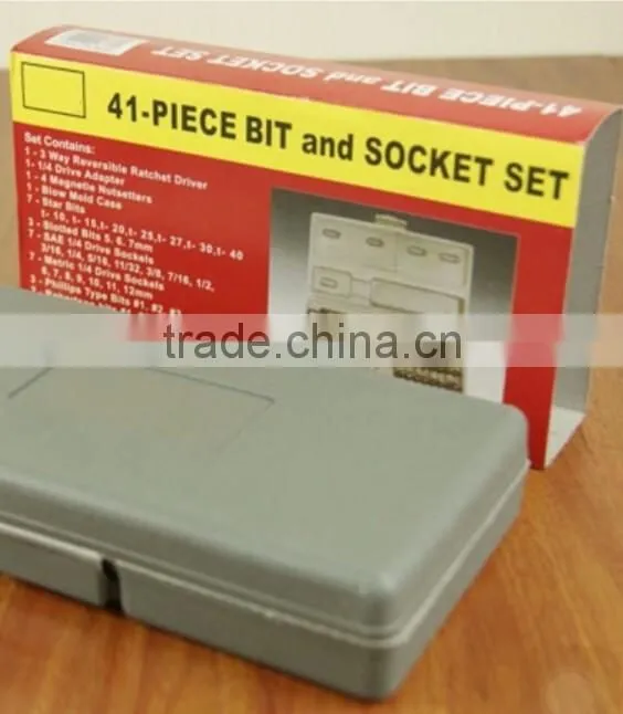 41pcs Bit and Socket set