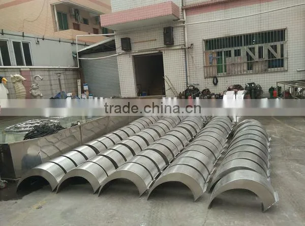 Stainless steel 316/304 bali water feature swimming pool fountain water shower curtain