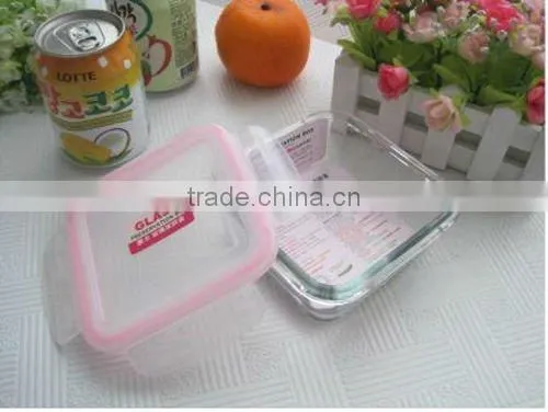 700ml square transparent preservation box