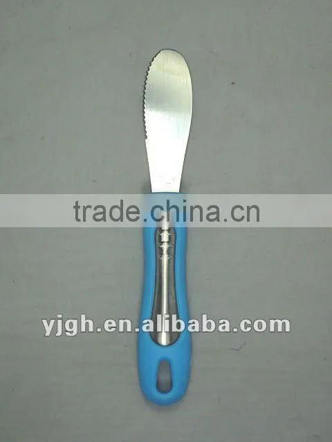 Stainless steel butter spreader/knife
