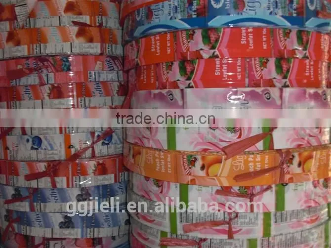 colorful pvc shrink film for wooden broom and mop handle