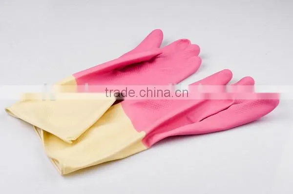 Home Furnishing Dish Washing Gloves Natural Latex Gloves