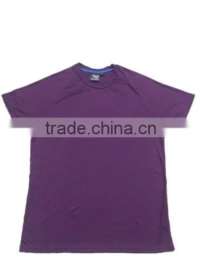 2017 New arrival polyester plain t-shirts wholesale, sport new pattern t-shirts