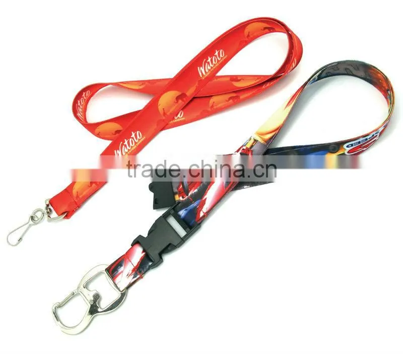 Hot sale sublimation work id card lanyards