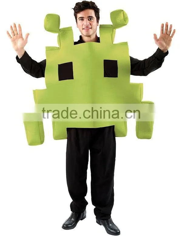 Adult Yellow Space Arcade Game Costume