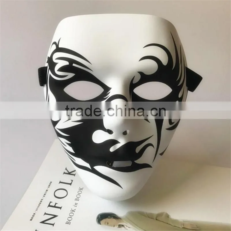 Wholesale new design halloween party resin ghost face masks for funny
