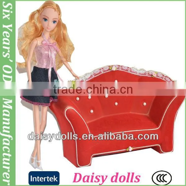12 inch fashion plastic doll house furniture