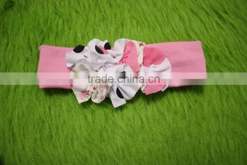 2017Lovely Style Persnickety Girls Hair Accessories Floral Headband Hair Floral Baby Elastic Girls Many Colors Choice Headbands