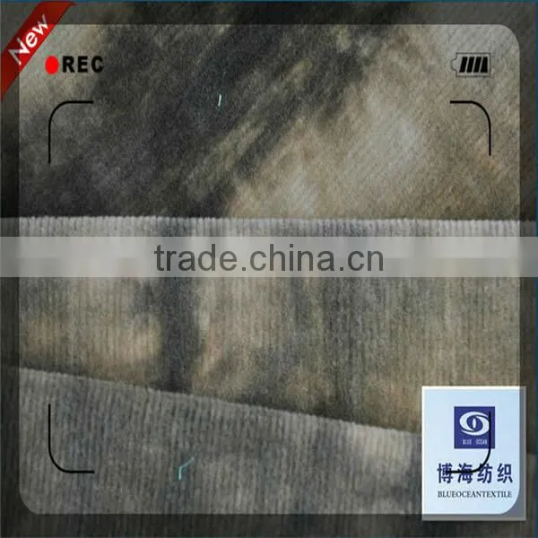 100%cotton velvet printed fabric