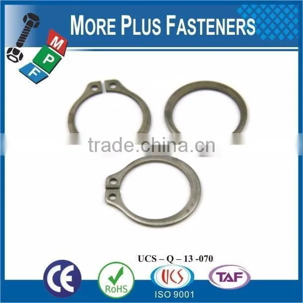 Made in Taiwan Stainless Steel 1-9/16" External Retaining Ring Black Oxide