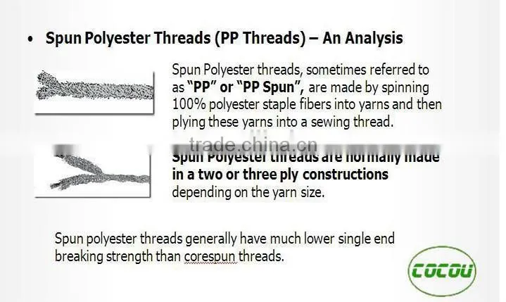 super cotton poly core spun sewing thread