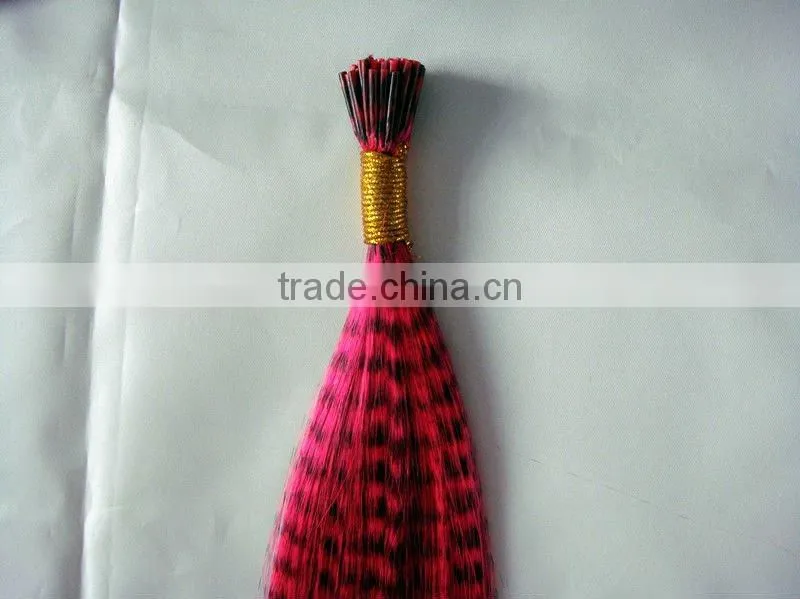 synthetic pre-bonded hair extensions