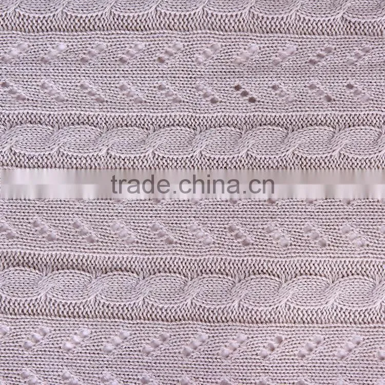 New design 100% acrylic knitted blanket