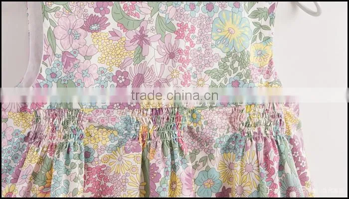 OEM digital print soft thin cotton poplin baby dress