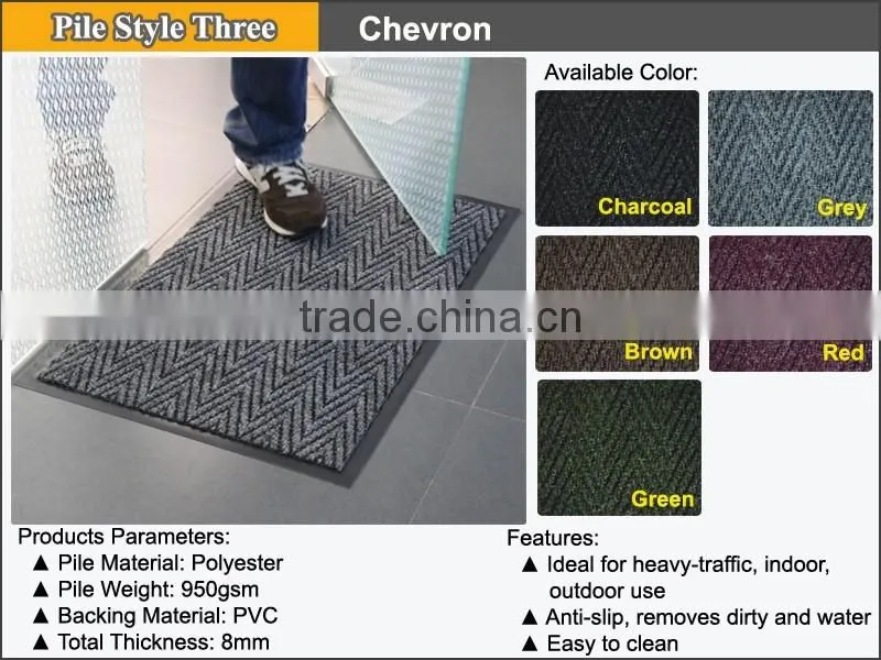Anti-slip carpet, Dust door mat