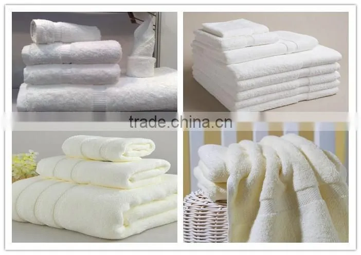 Customized cotton hotel jacquard bath towel set