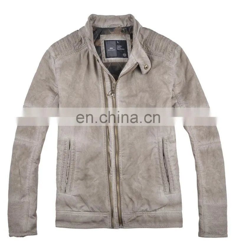 mens thin diamond quilted stylish cotton camouflage motrocycle jacket