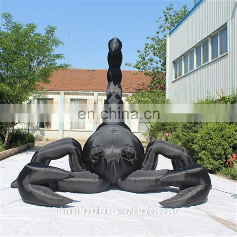 Large 6m length black inflatables scorpion