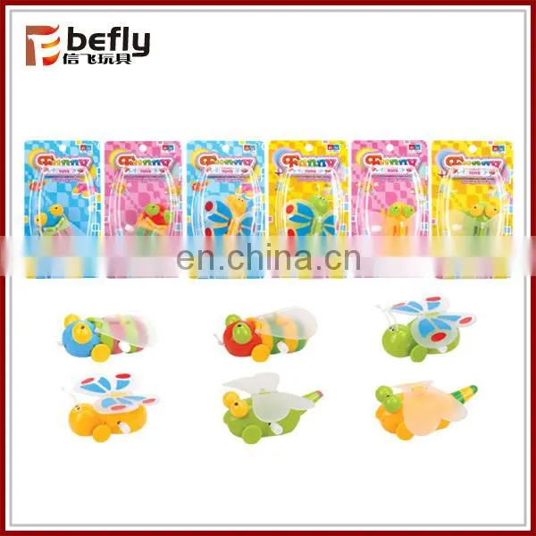 Mini plastic capsule wind up toy insect