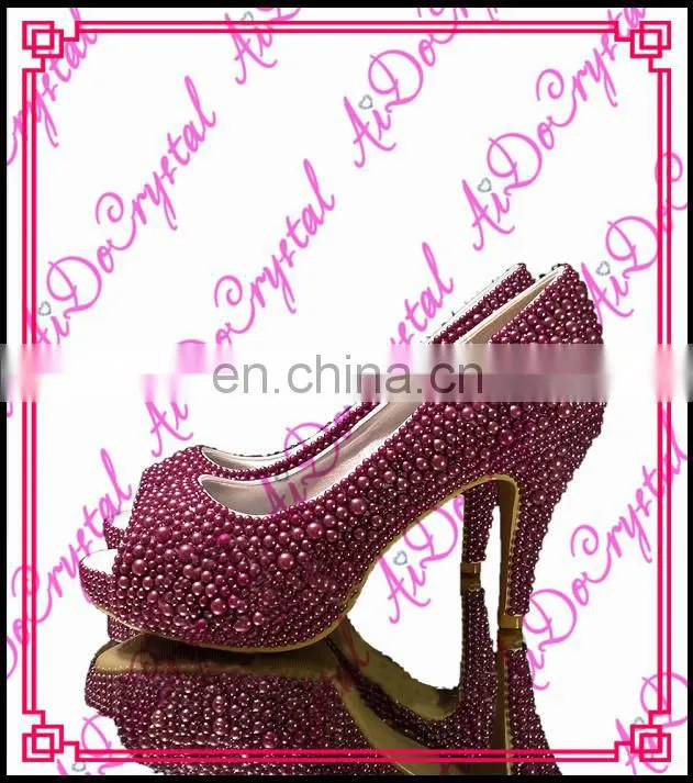 Aidocrystal white with black pearl peep toe high heels,summer sandal shoes women