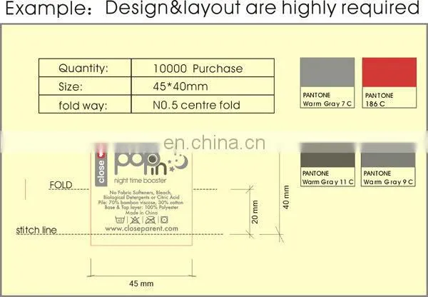 holograms labels for clothes