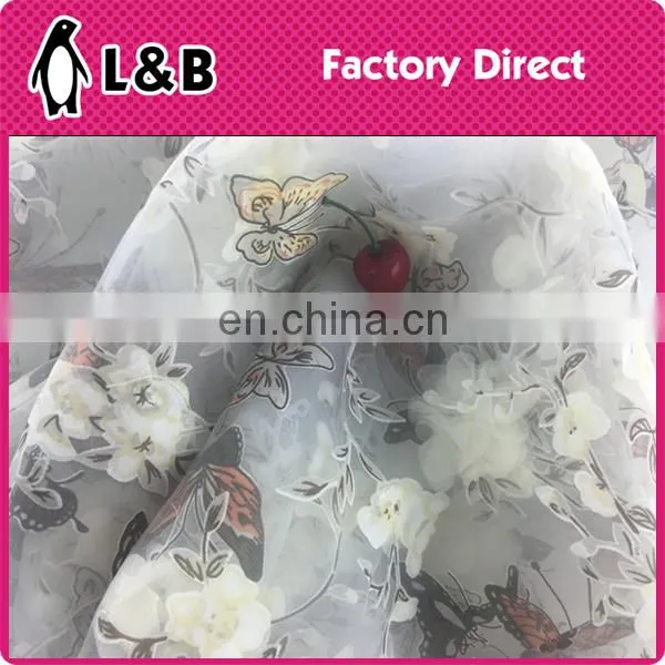 wholesale new popular beautiful organza lace fabric
