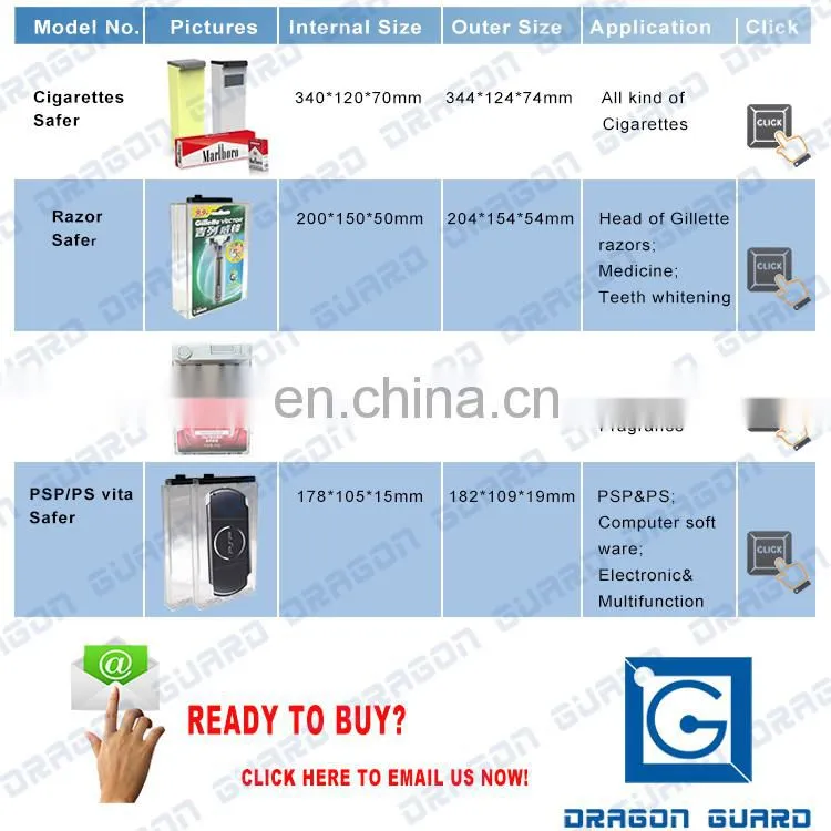 New ABS Eas safer box for commodity anti theft